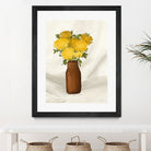 Vase of Flowers in Yellow by Tara on GIANT ART - royle