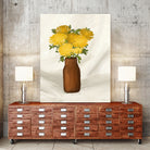 Vase of Flowers in Yellow by Tara on GIANT ART - royle