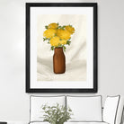 Vase of Flowers in Yellow by Tara on GIANT ART - royle