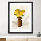 Vase of Flowers in Yellow by Tara on GIANT ART - royle