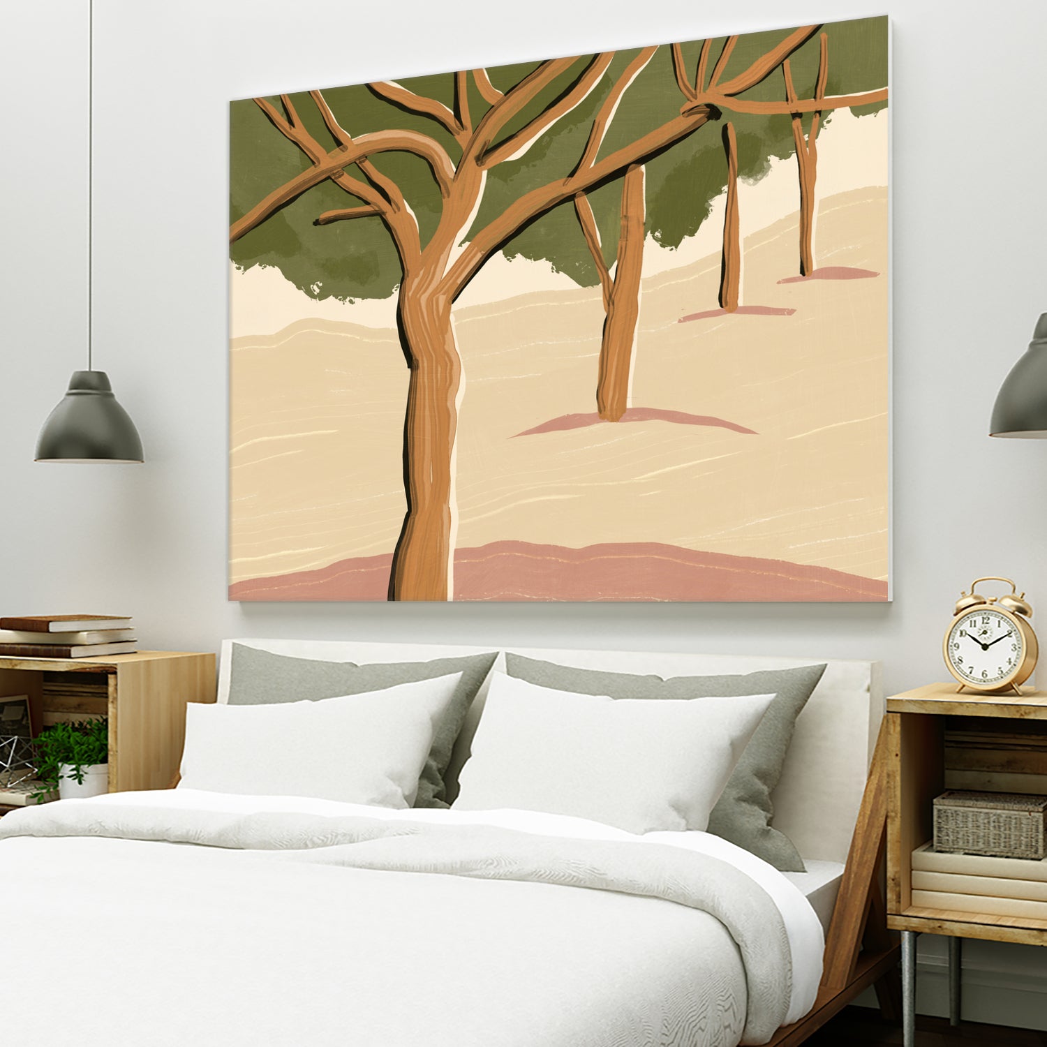 Landscape trees by Little Dean on GIANT ART - landscape painting