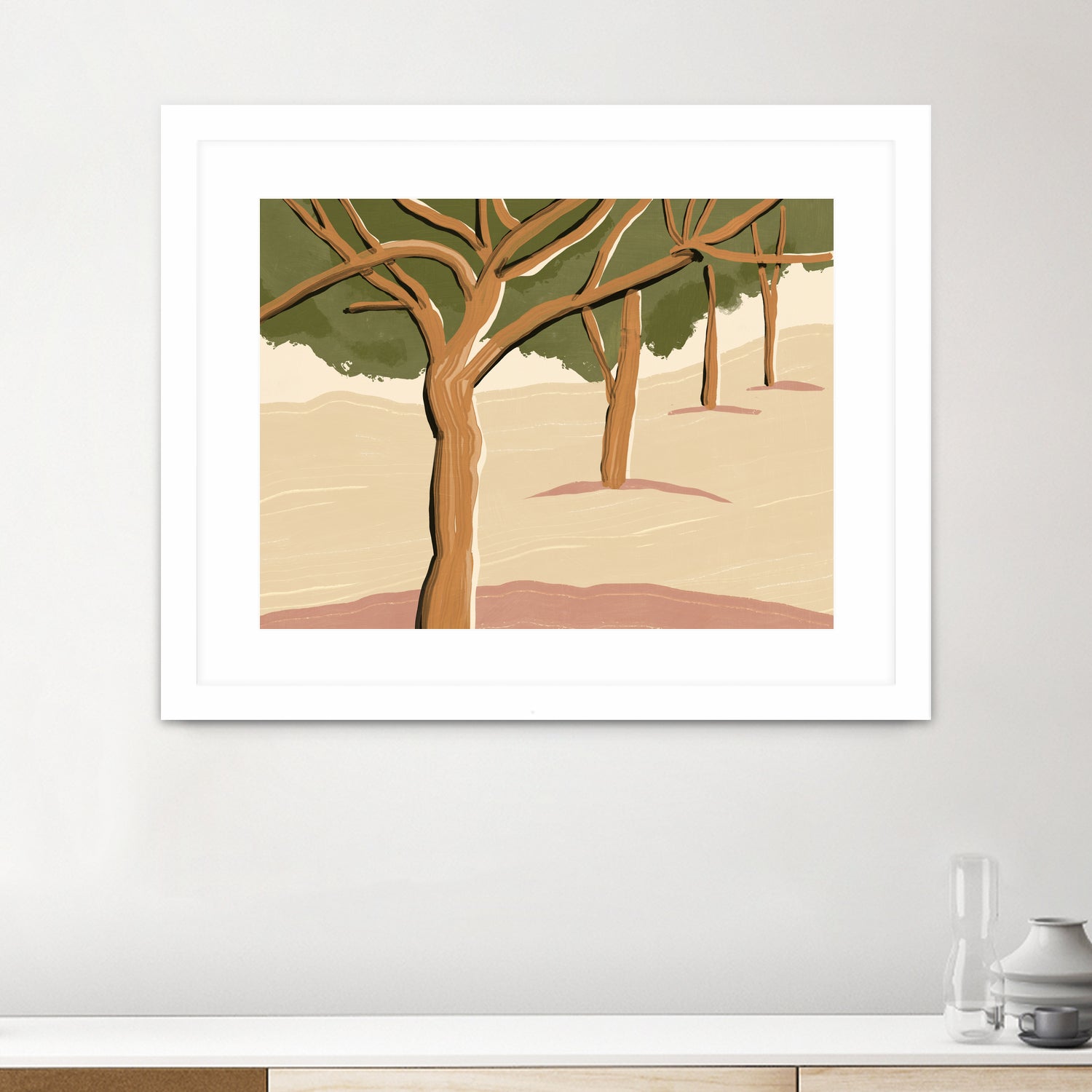 Landscape trees by Little Dean on GIANT ART - landscape painting