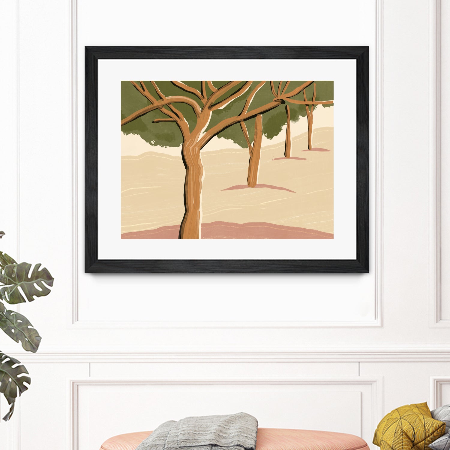 Landscape trees by Little Dean on GIANT ART - landscape painting