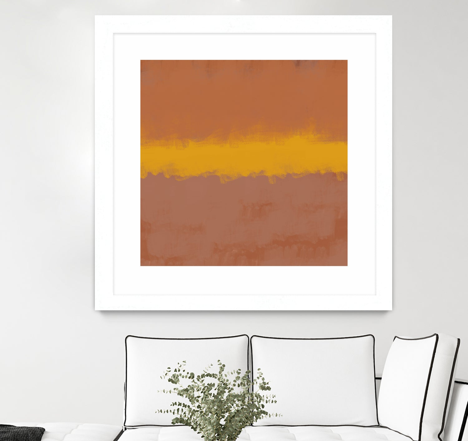 MODERN CALM by THE on GIANT ART - orange miuus studio rothko