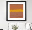 MODERN CALM by THE on GIANT ART - orange miuus studio rothko