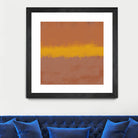 MODERN CALM by THE on GIANT ART - orange miuus studio rothko