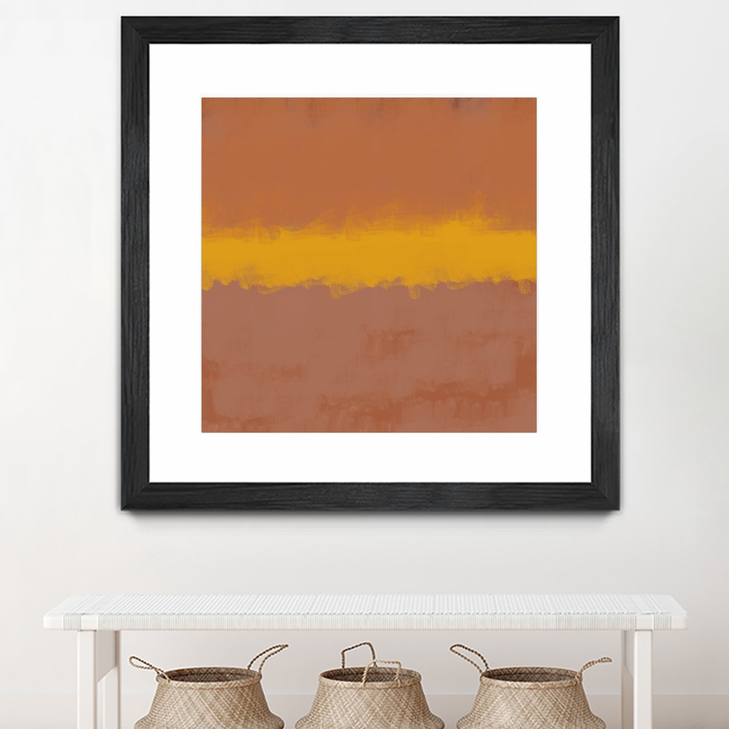 MODERN CALM by THE on GIANT ART - orange miuus studio rothko