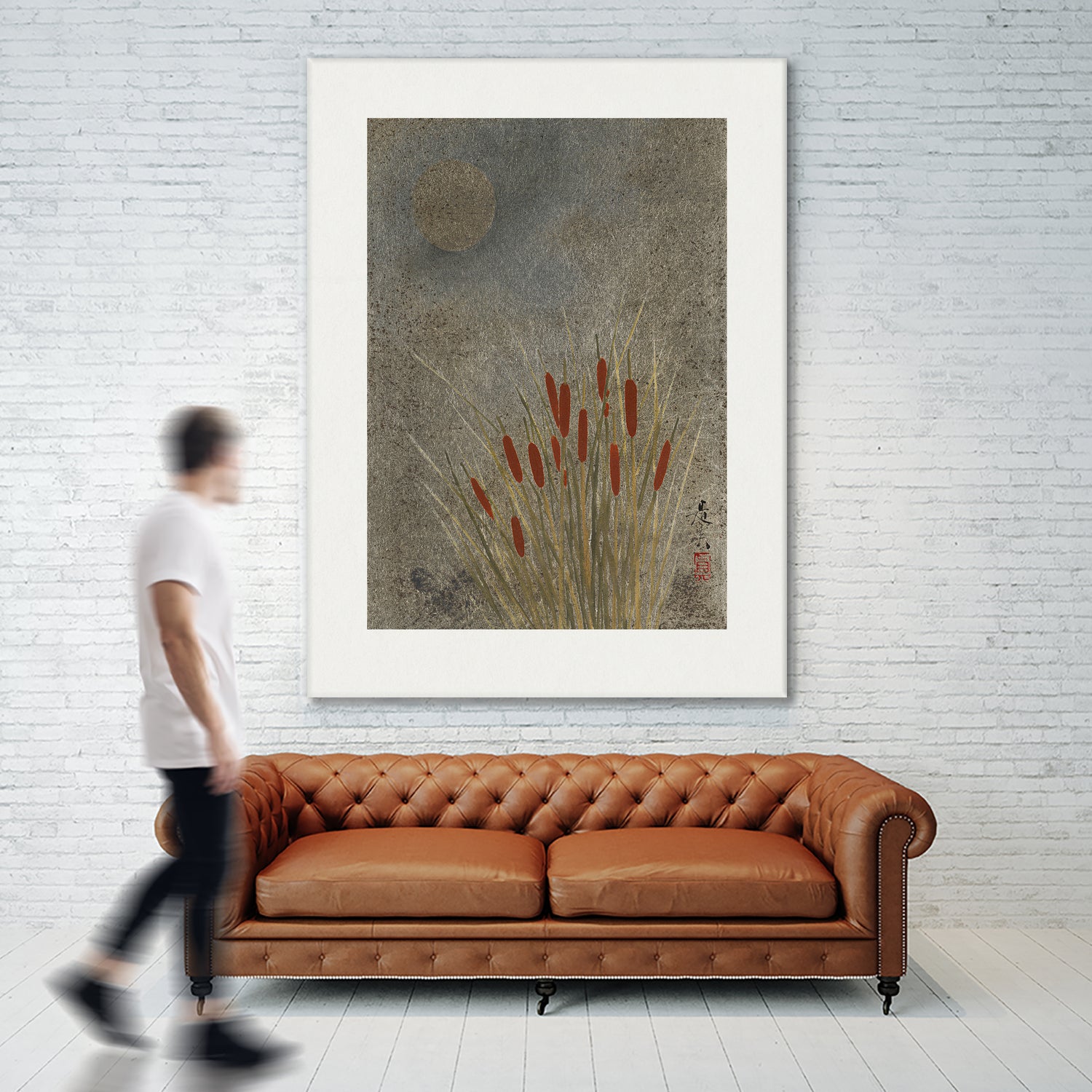 Japanese Grass Field At Night (1807a¬Ä¬ì1891) by Shibata Zeshin on GIANT ART - 9449 illustration