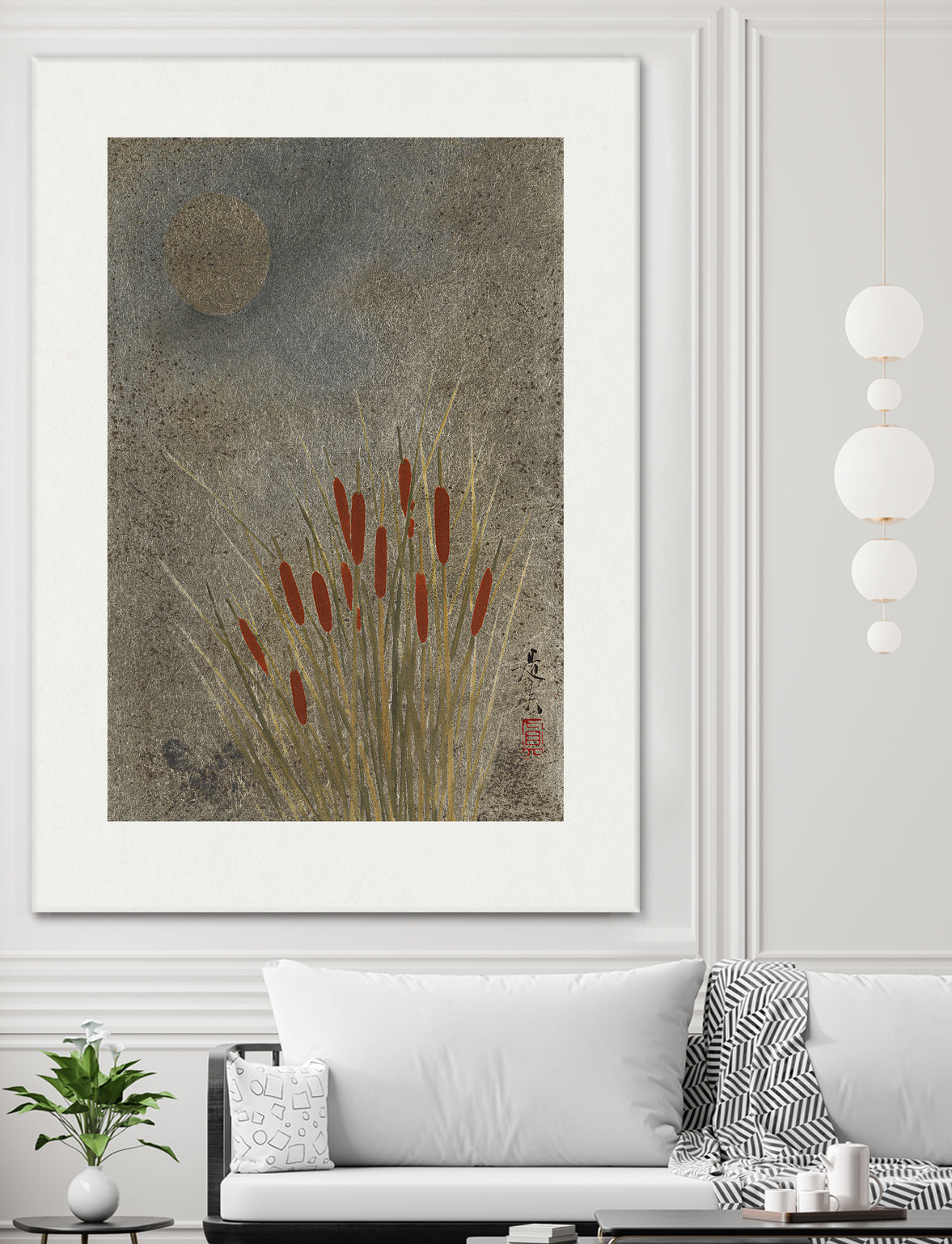 Japanese Grass Field At Night (1807a¬Ä¬ì1891) by Shibata Zeshin on GIANT ART - 9449 illustration