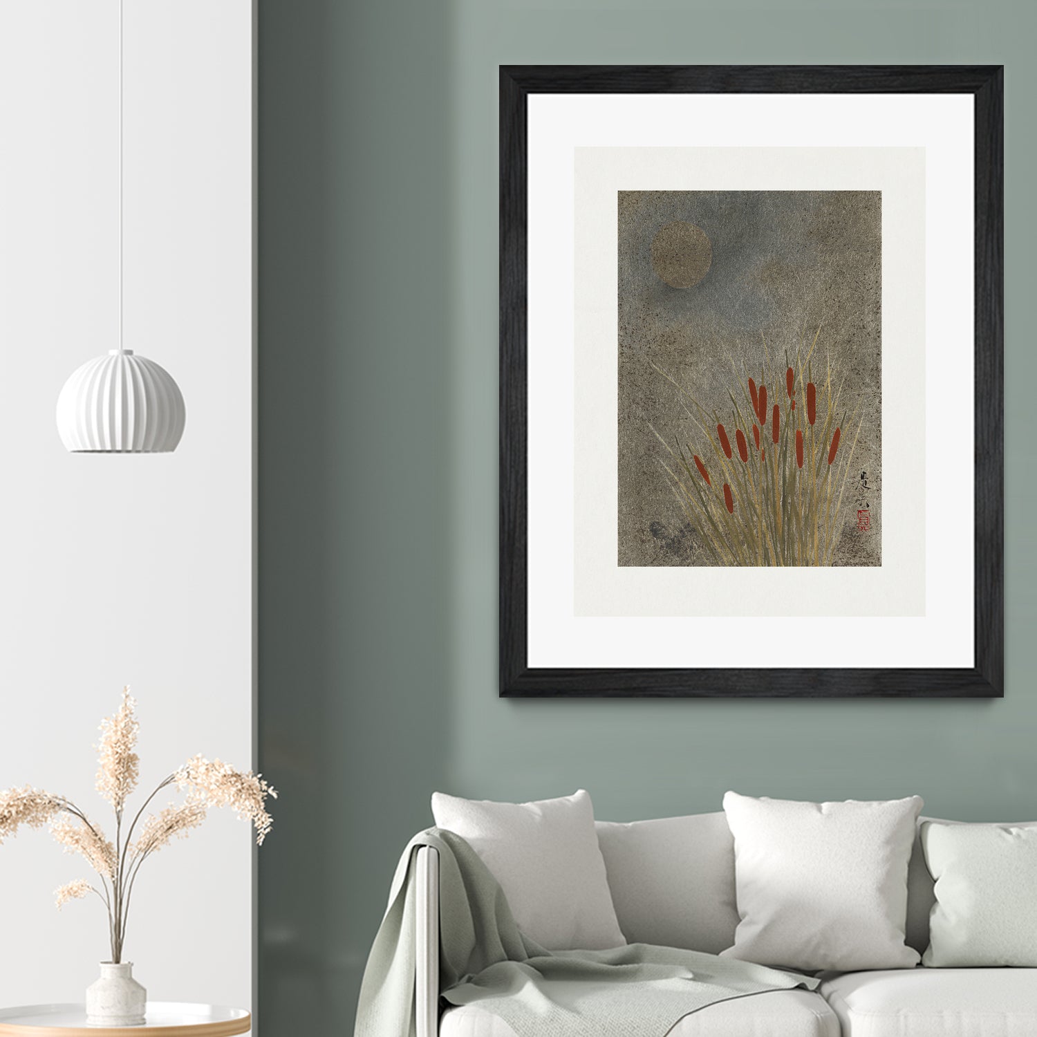 Japanese Grass Field At Night (1807a¬Ä¬ì1891) by Shibata Zeshin on GIANT ART - 9449 illustration