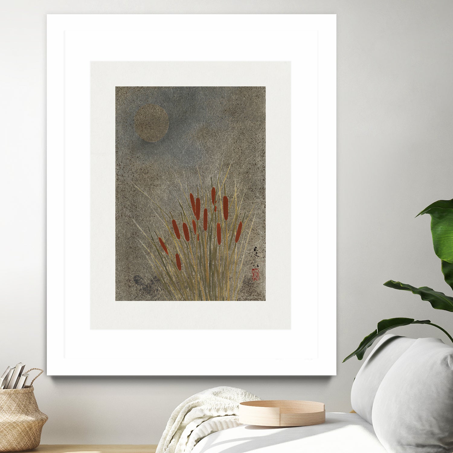 Japanese Grass Field At Night (1807a¬Ä¬ì1891) by Shibata Zeshin on GIANT ART - 9449 illustration