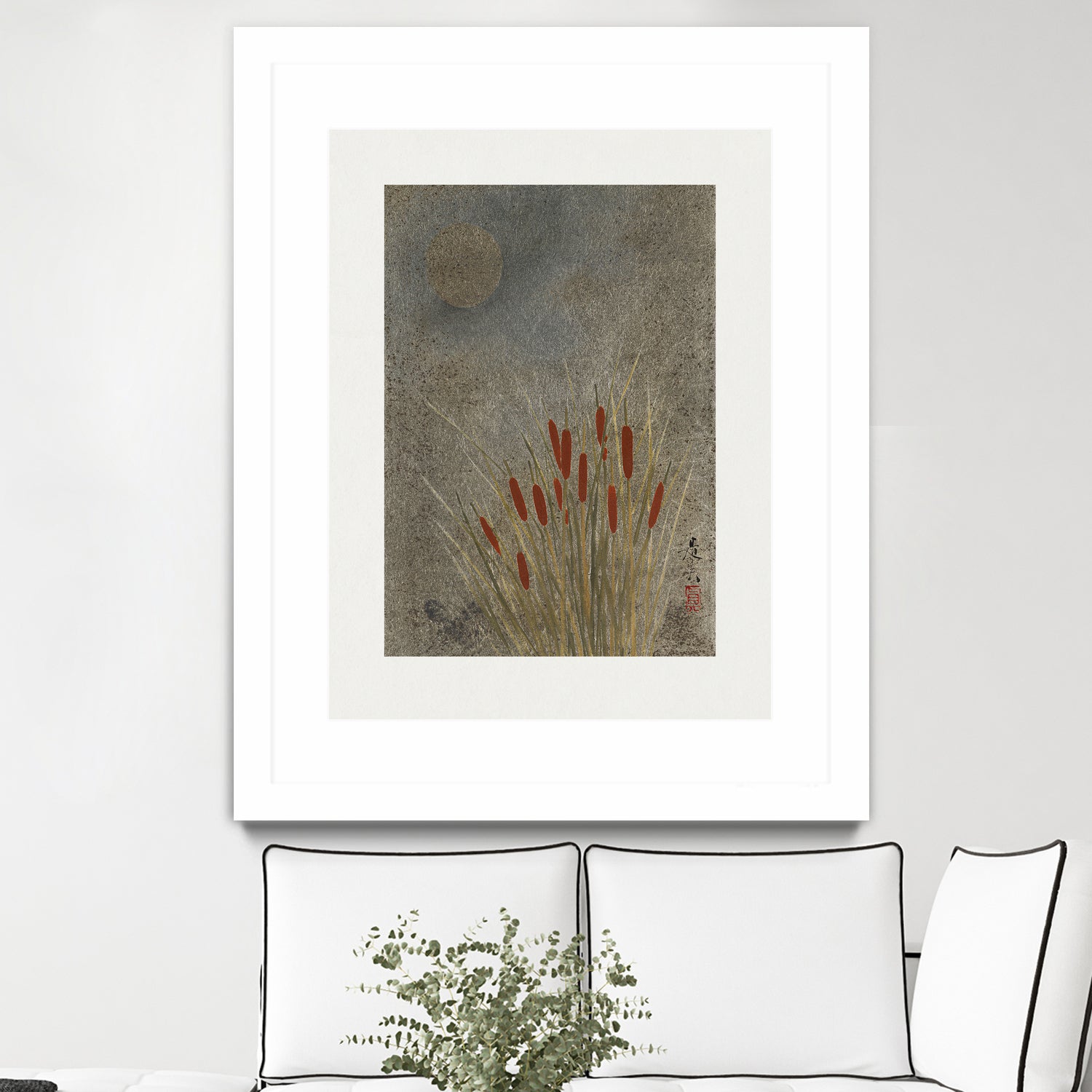 Japanese Grass Field At Night (1807a¬Ä¬ì1891) by Shibata Zeshin on GIANT ART - 9449 illustration