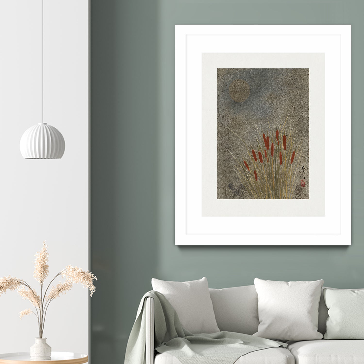 Japanese Grass Field At Night (1807a¬Ä¬ì1891) by Shibata Zeshin on GIANT ART - 9449 illustration