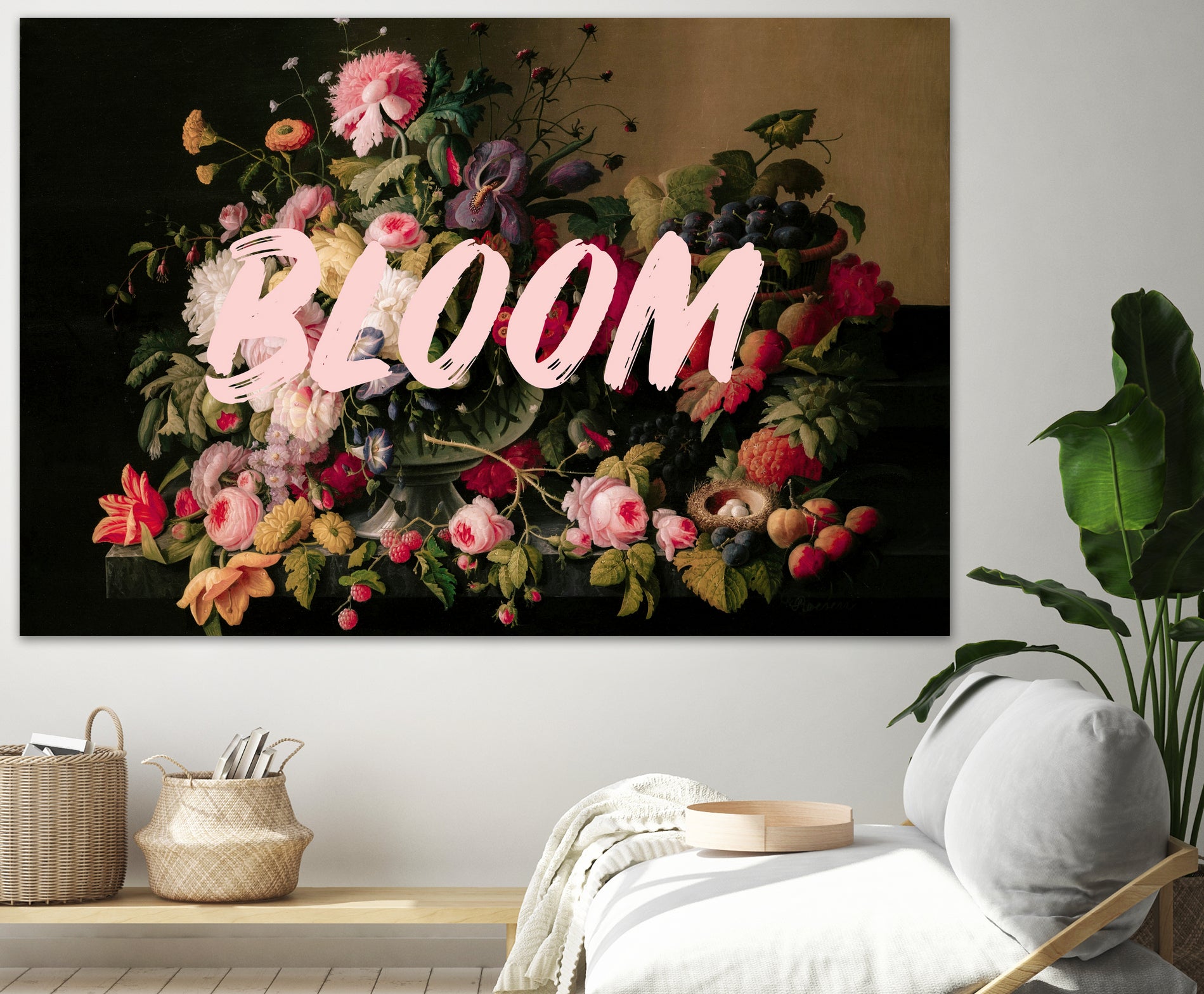 Bloom Ratio2x3 by Grace on GIANT ART - pink botanical