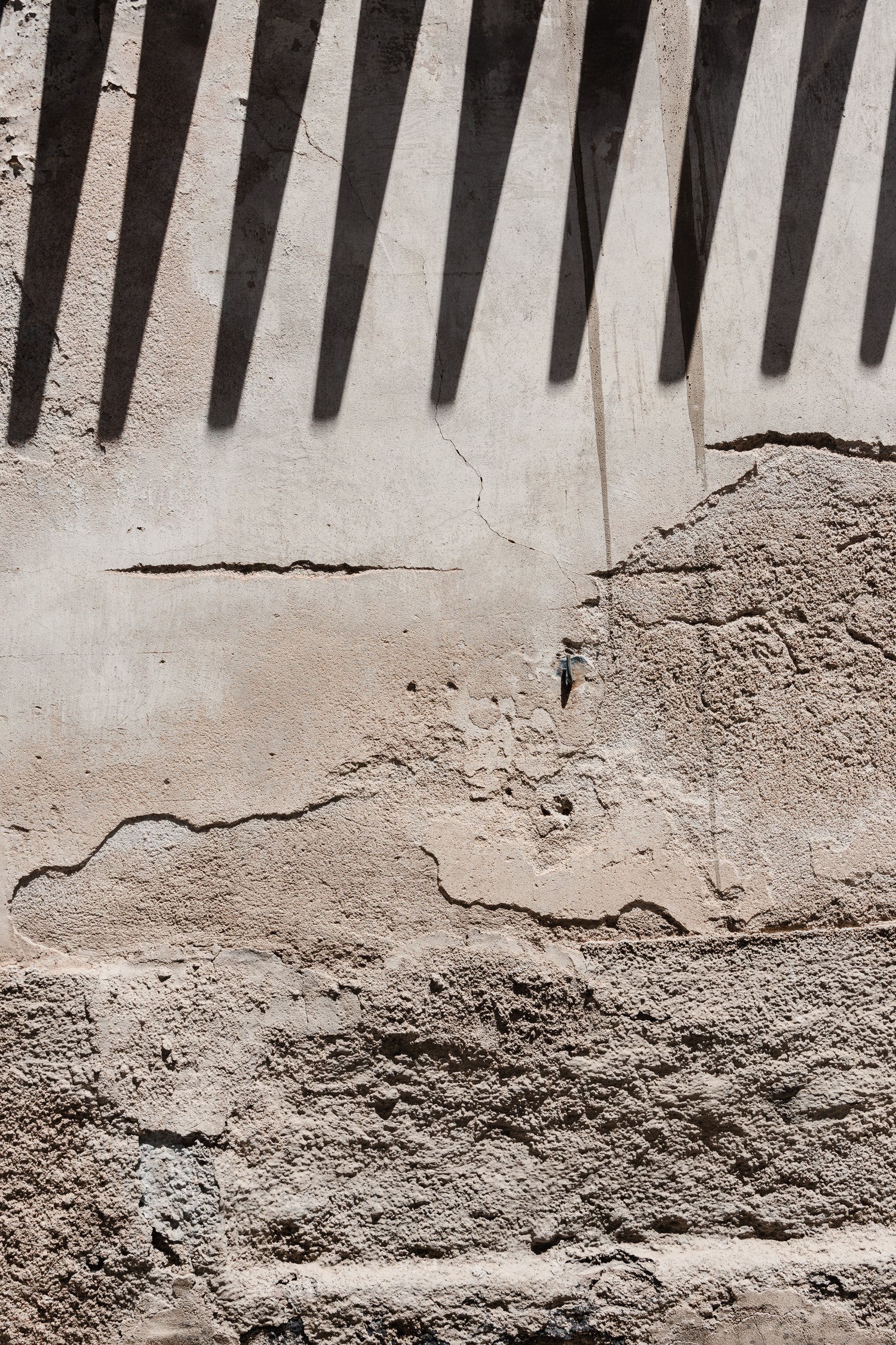 Shadow of lines at vintage wall by Photolovers on GIANT ART - abstract ground