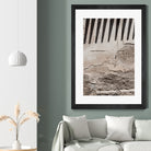 Shadow of lines at vintage wall by Photolovers on GIANT ART - abstract ground