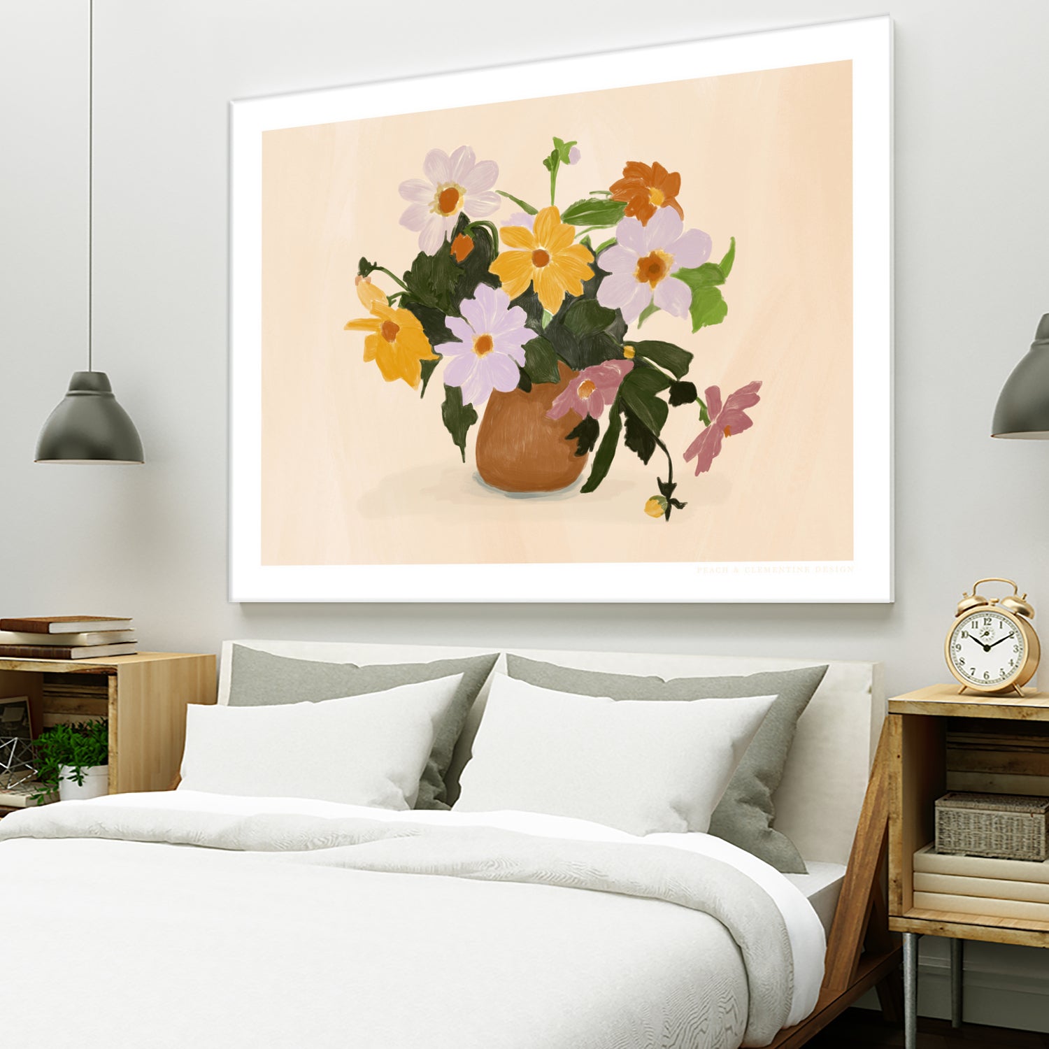 Pandcsummerflowers Copy by Jenny on GIANT ART - liz rome