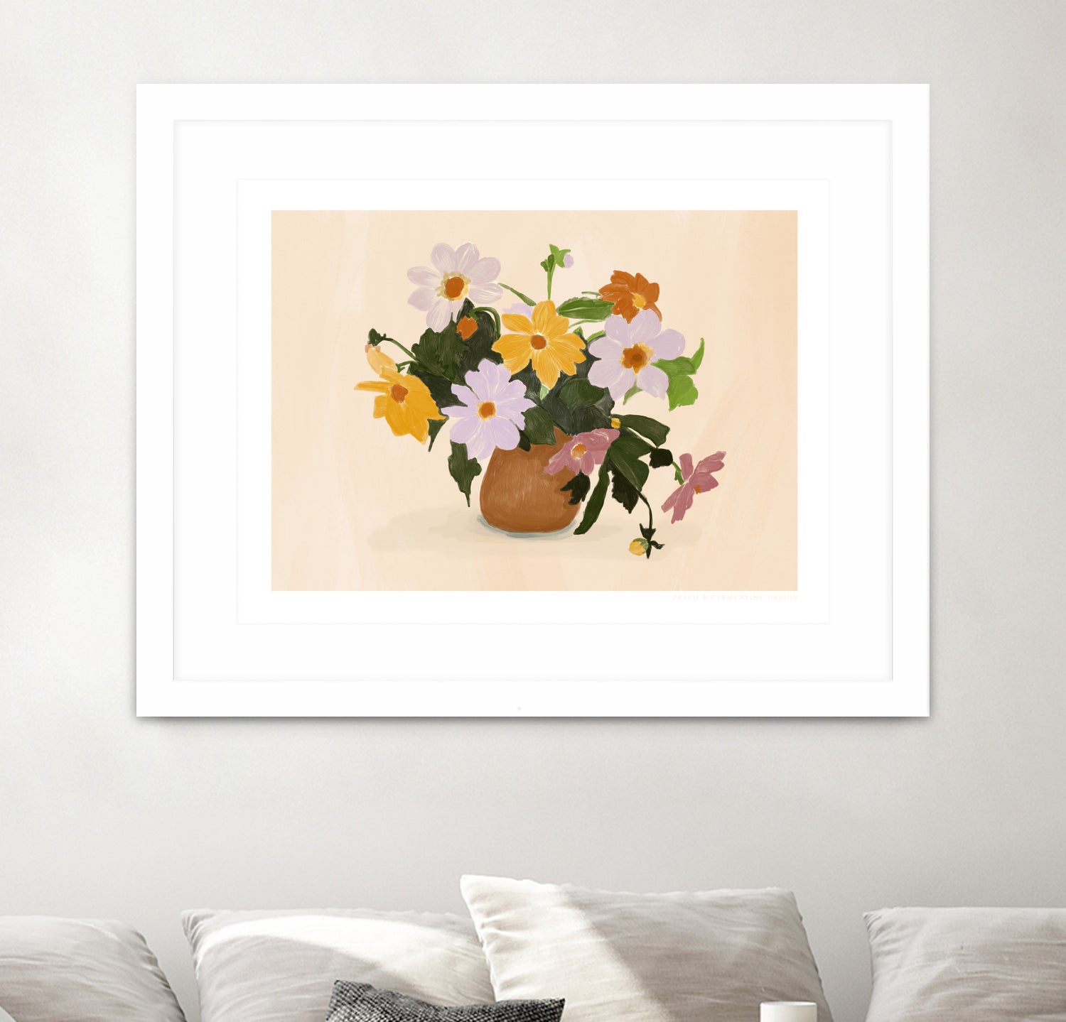 Pandcsummerflowers Copy by Jenny on GIANT ART - liz rome