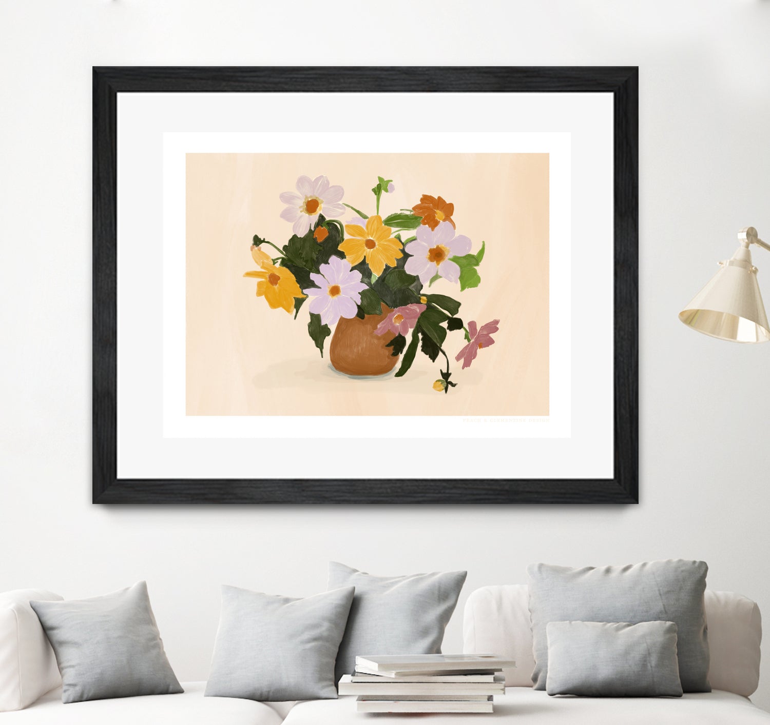 Pandcsummerflowers Copy by Jenny on GIANT ART - liz rome