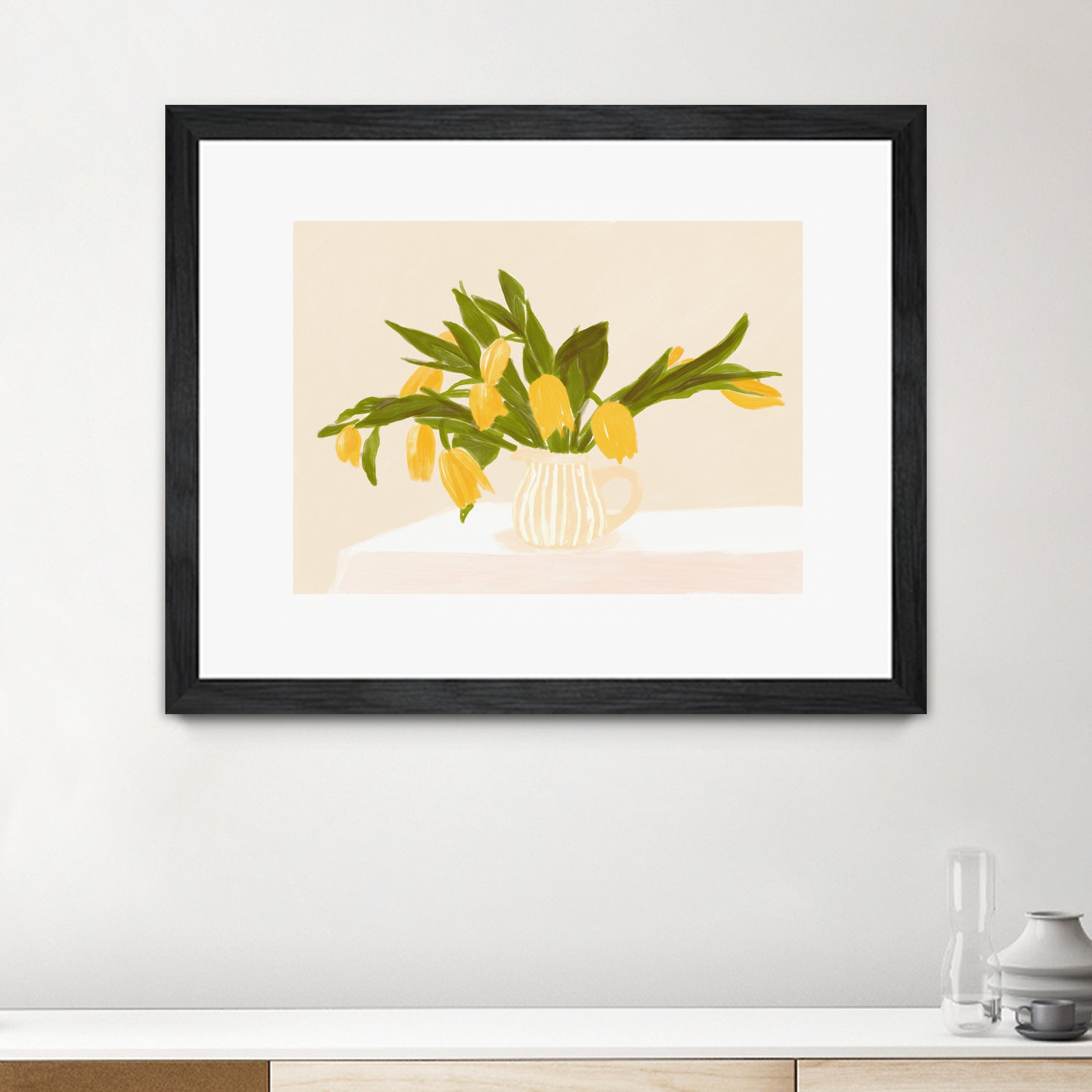 Pandcyellowtulips Copy by Jenny on GIANT ART - liz rome