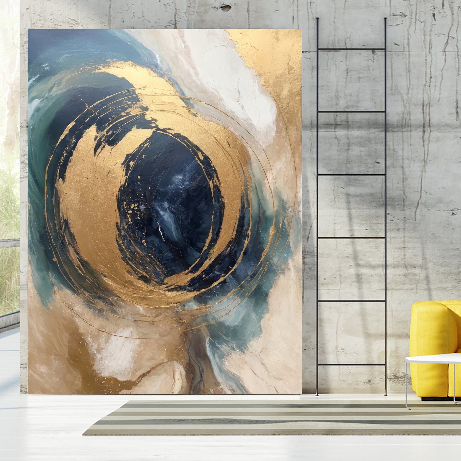 Golden Vortex by Alpenglow on GIANT ART - workshop