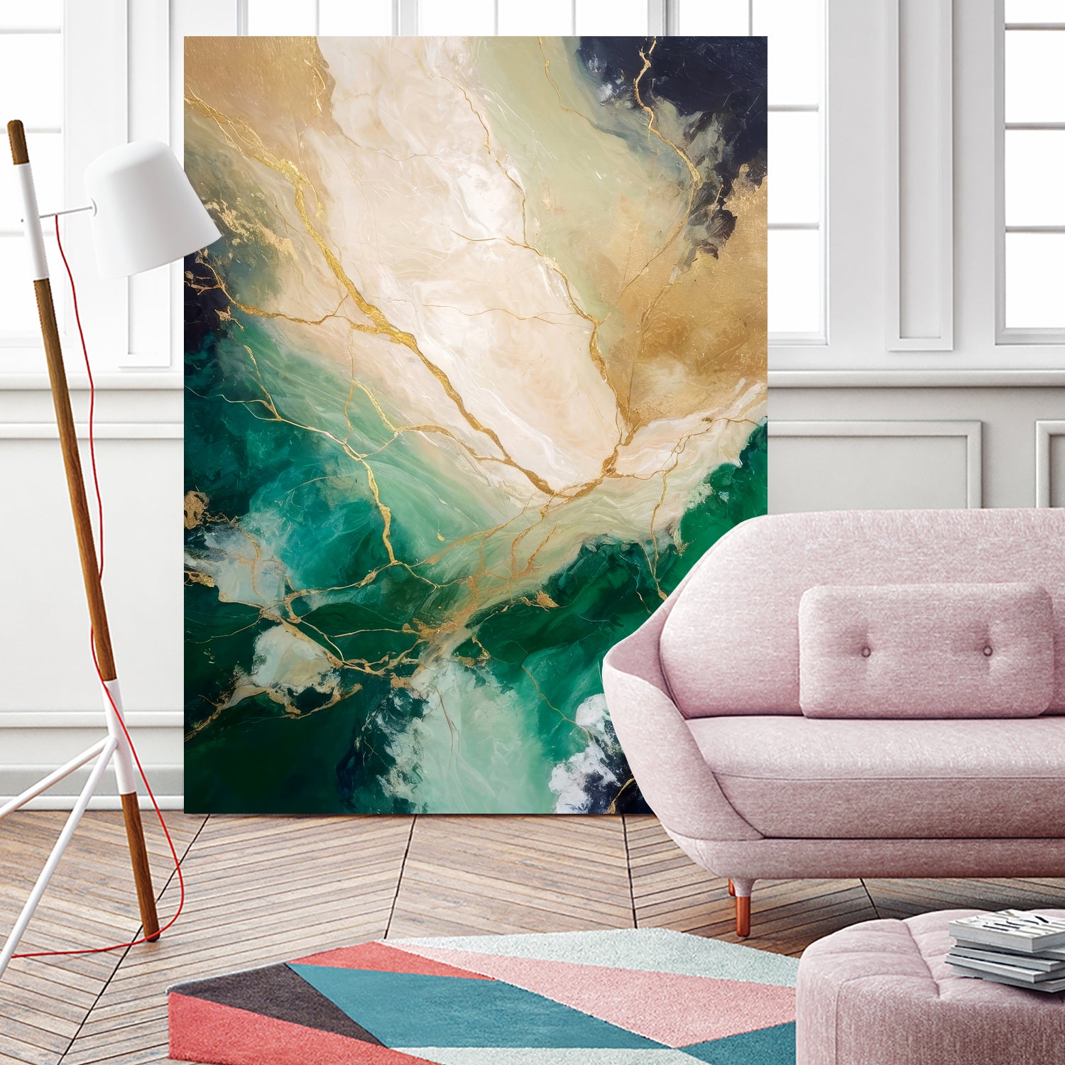 Guilded Radiance by Alpenglow Workshop on GIANT ART - abstract abstract