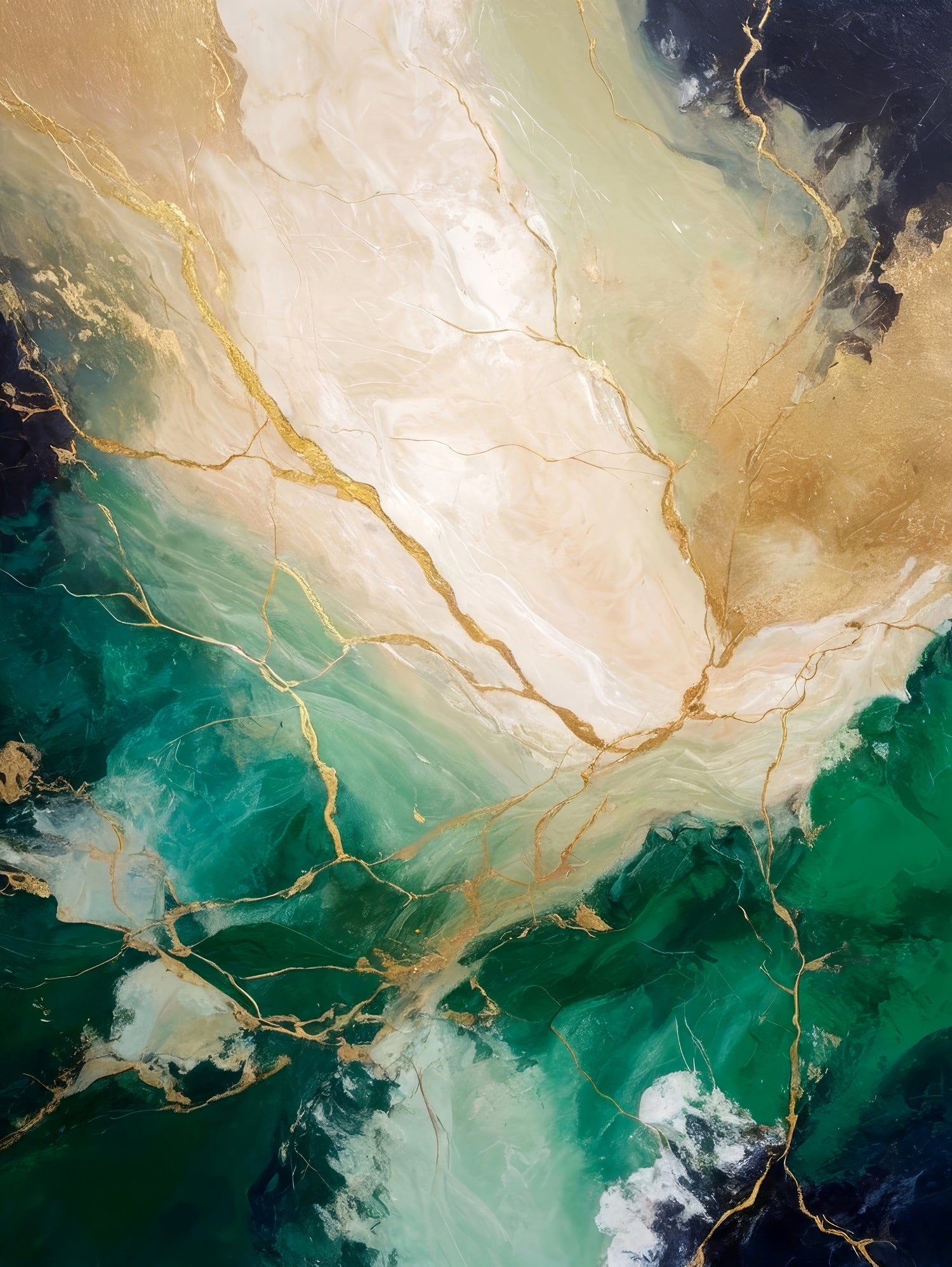 Guilded Radiance by Alpenglow Workshop on GIANT ART - abstract abstract