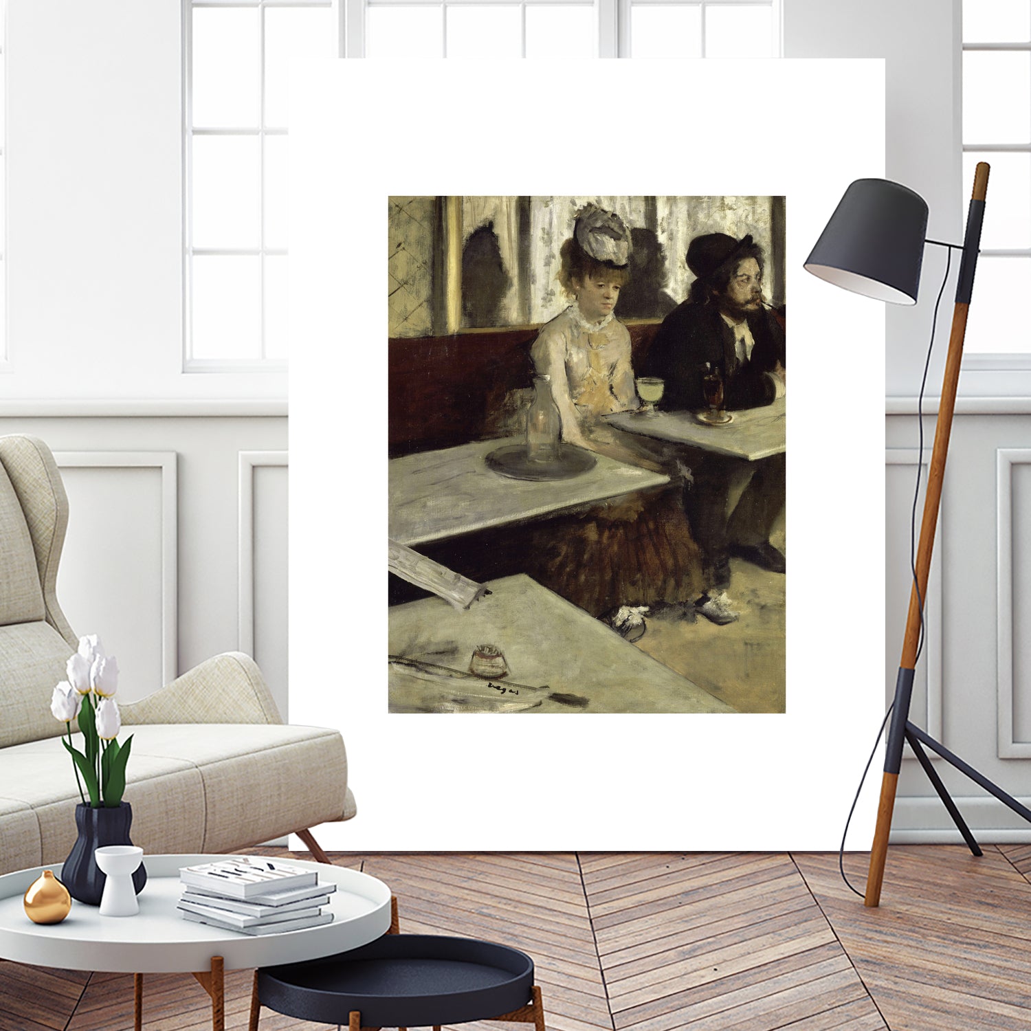 In a CafeI¬Å No.2 by Edgar Degas on GIANT ART - 5906 illustration