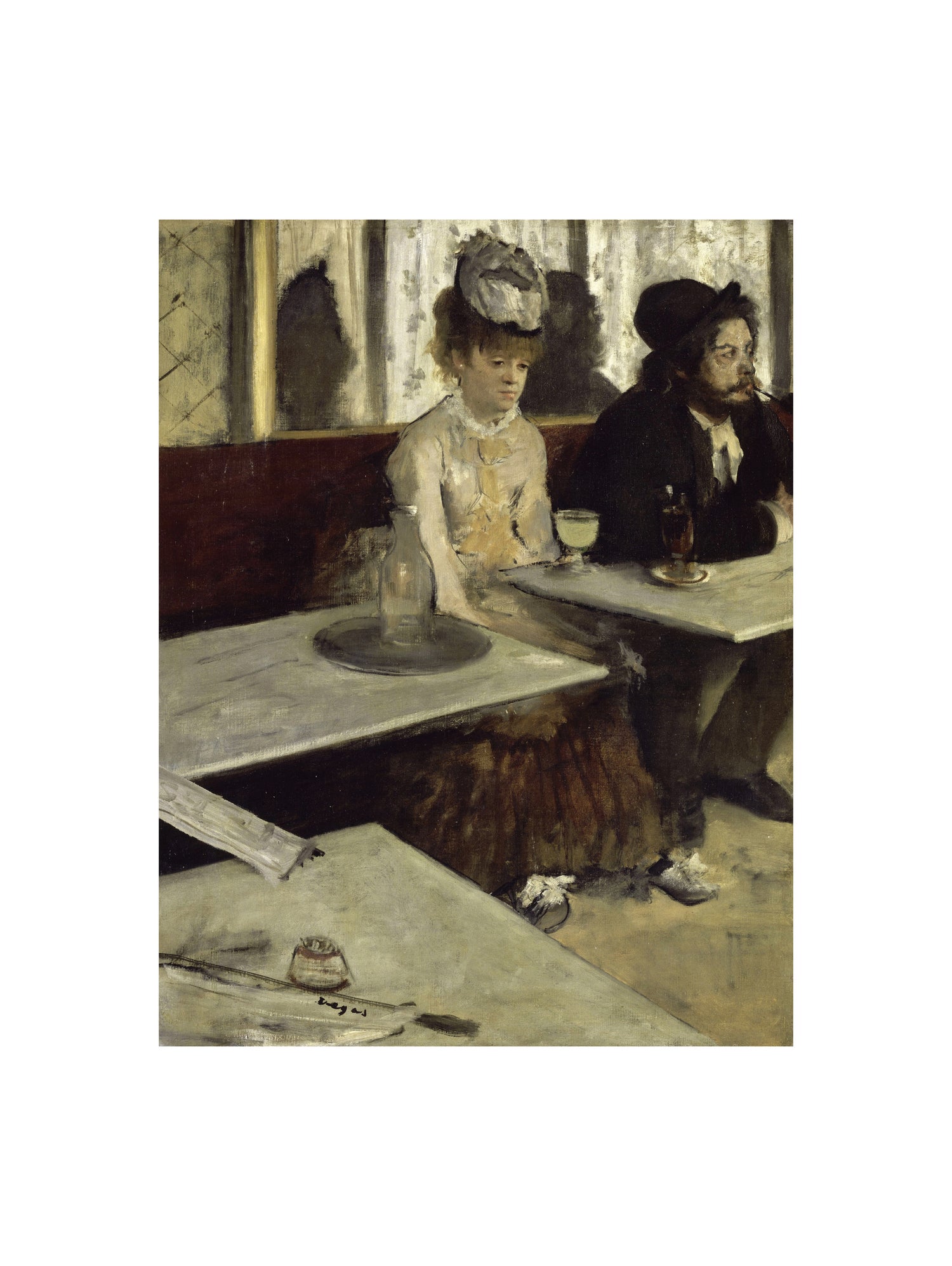 In a CafeI¬Å No.2 by Edgar Degas on GIANT ART - 5906 illustration