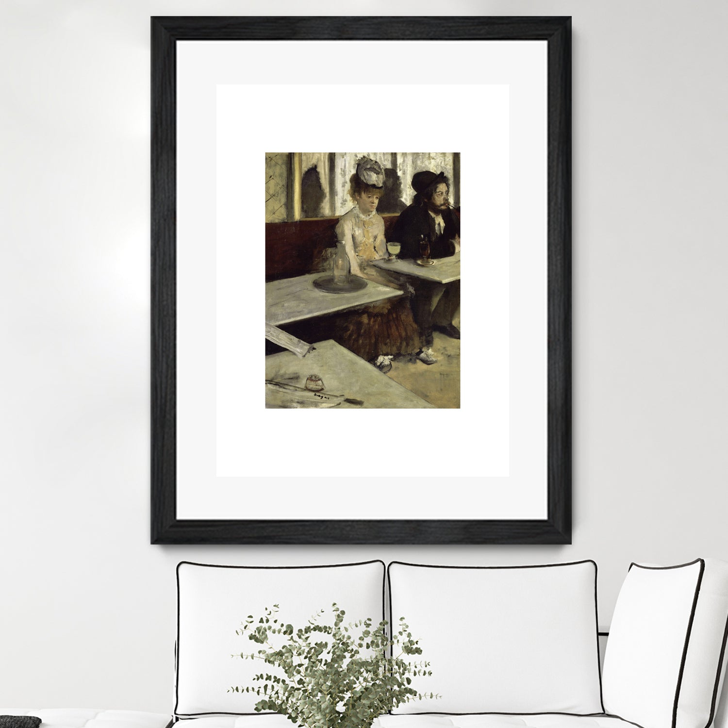 In a CafeI¬Å No.2 by Edgar Degas on GIANT ART - 5906 illustration