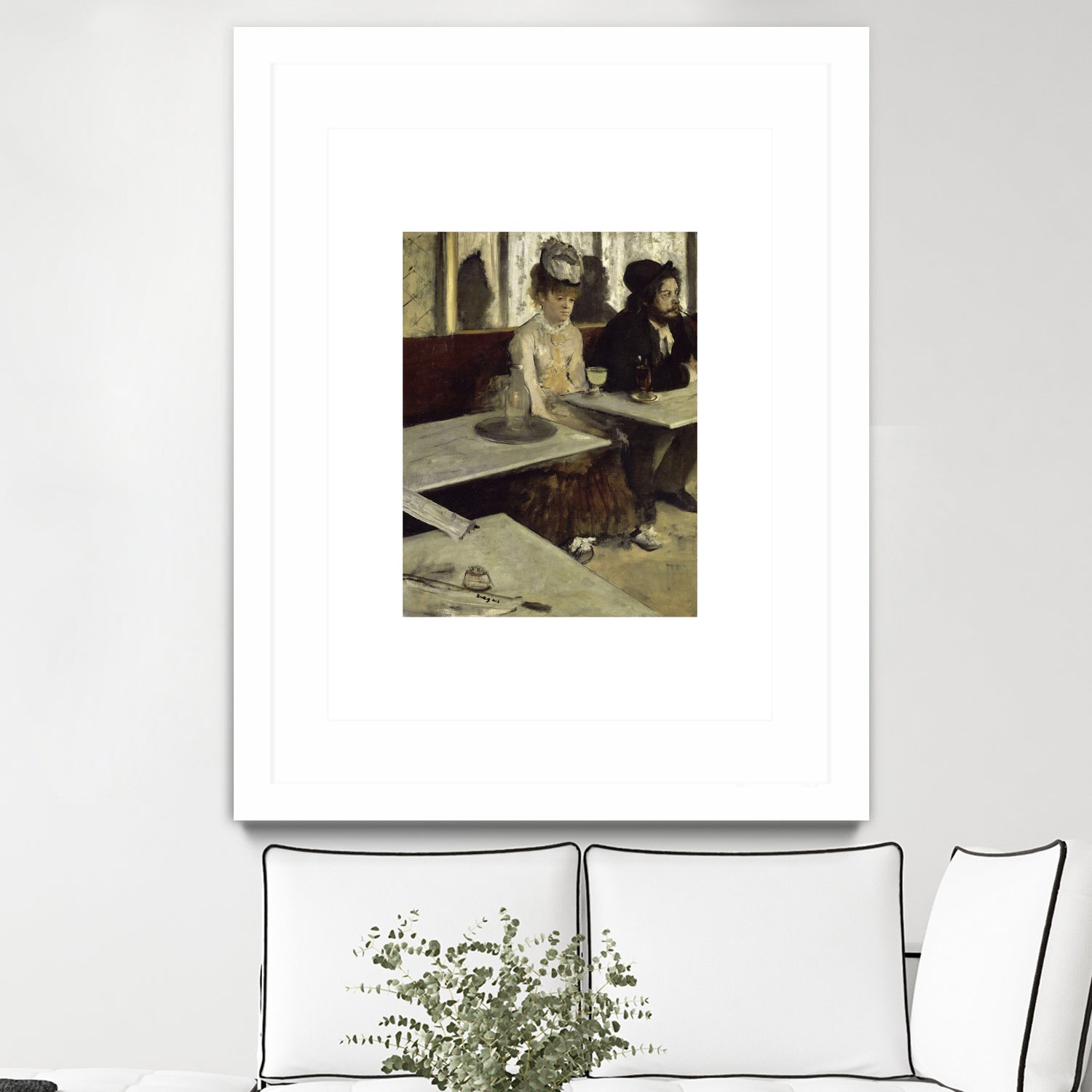 In a CafeI¬Å No.2 by Edgar Degas on GIANT ART - 5906 illustration