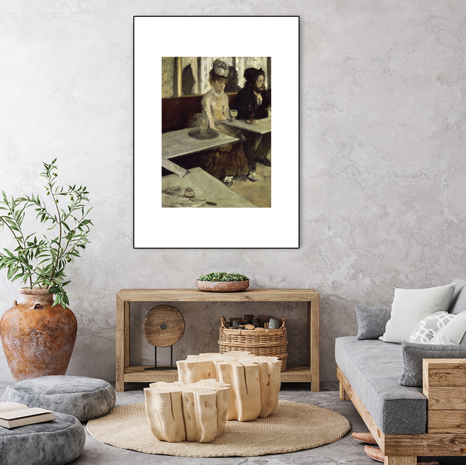 In a CafeI¬Å No.2 by Edgar Degas on GIANT ART - 5906 illustration