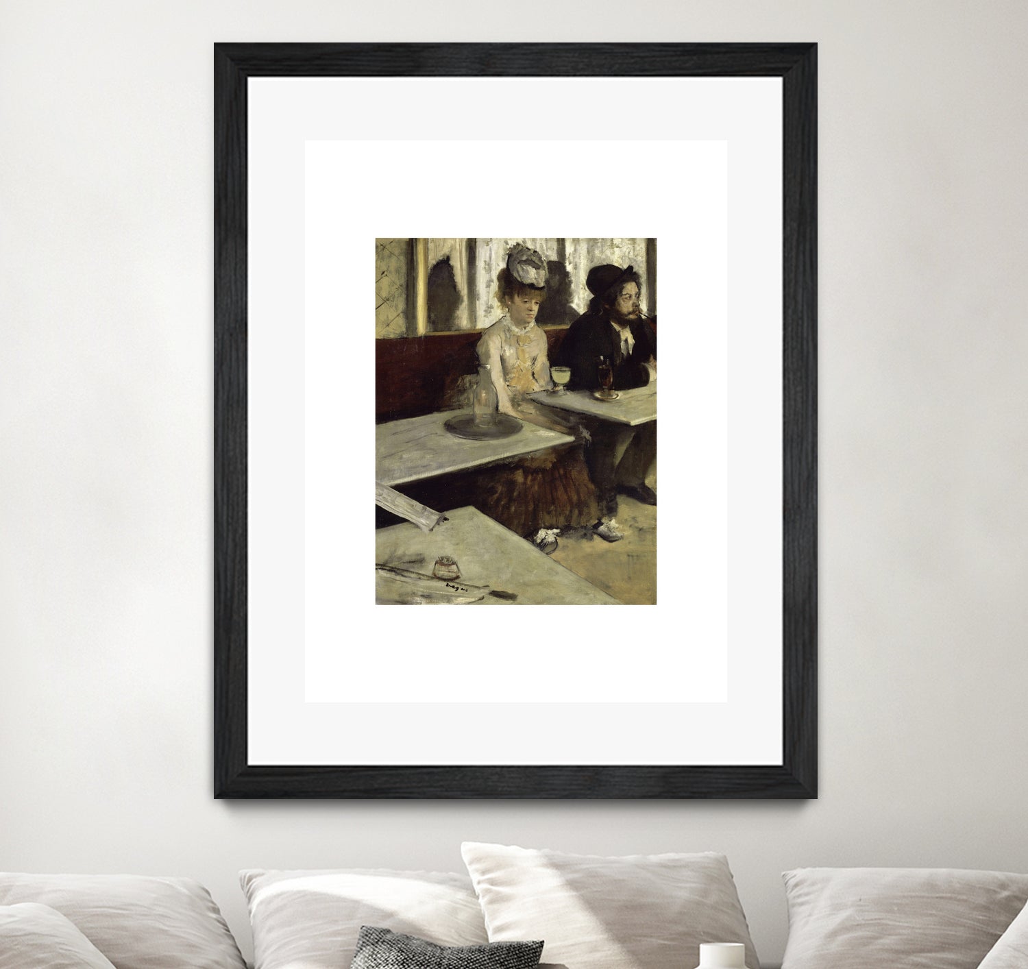 In a CafeI¬Å No.2 by Edgar Degas on GIANT ART - 5906 illustration