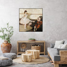 The Dance Lesson by Edgar Degas on GIANT ART - 3543 illustration