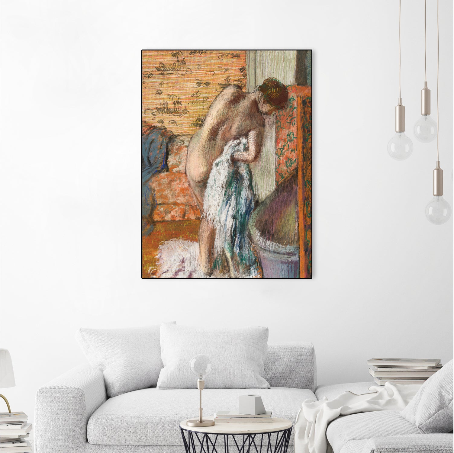 Naked Lady by Edgar Degas on GIANT ART - 5906 illustration
