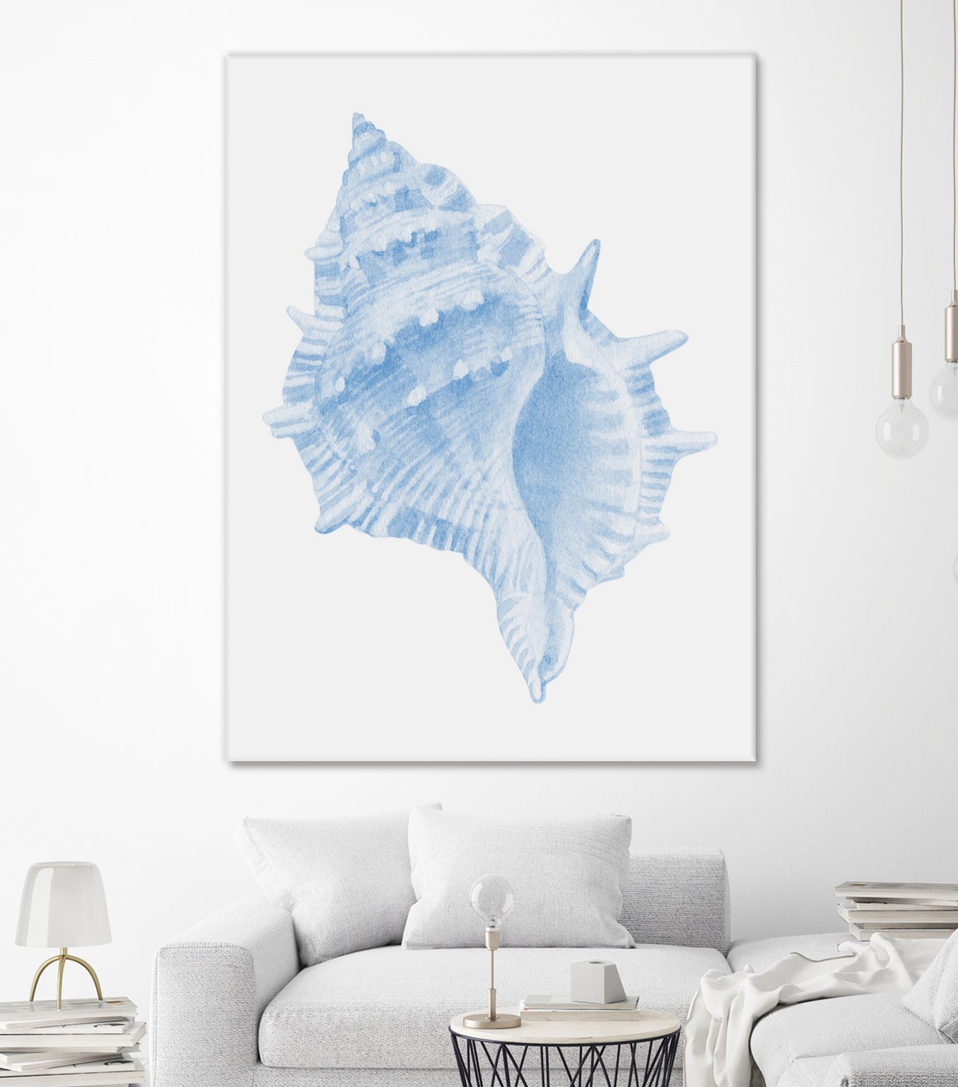 One Blue Conch by Jolly on GIANT ART - illustration animal