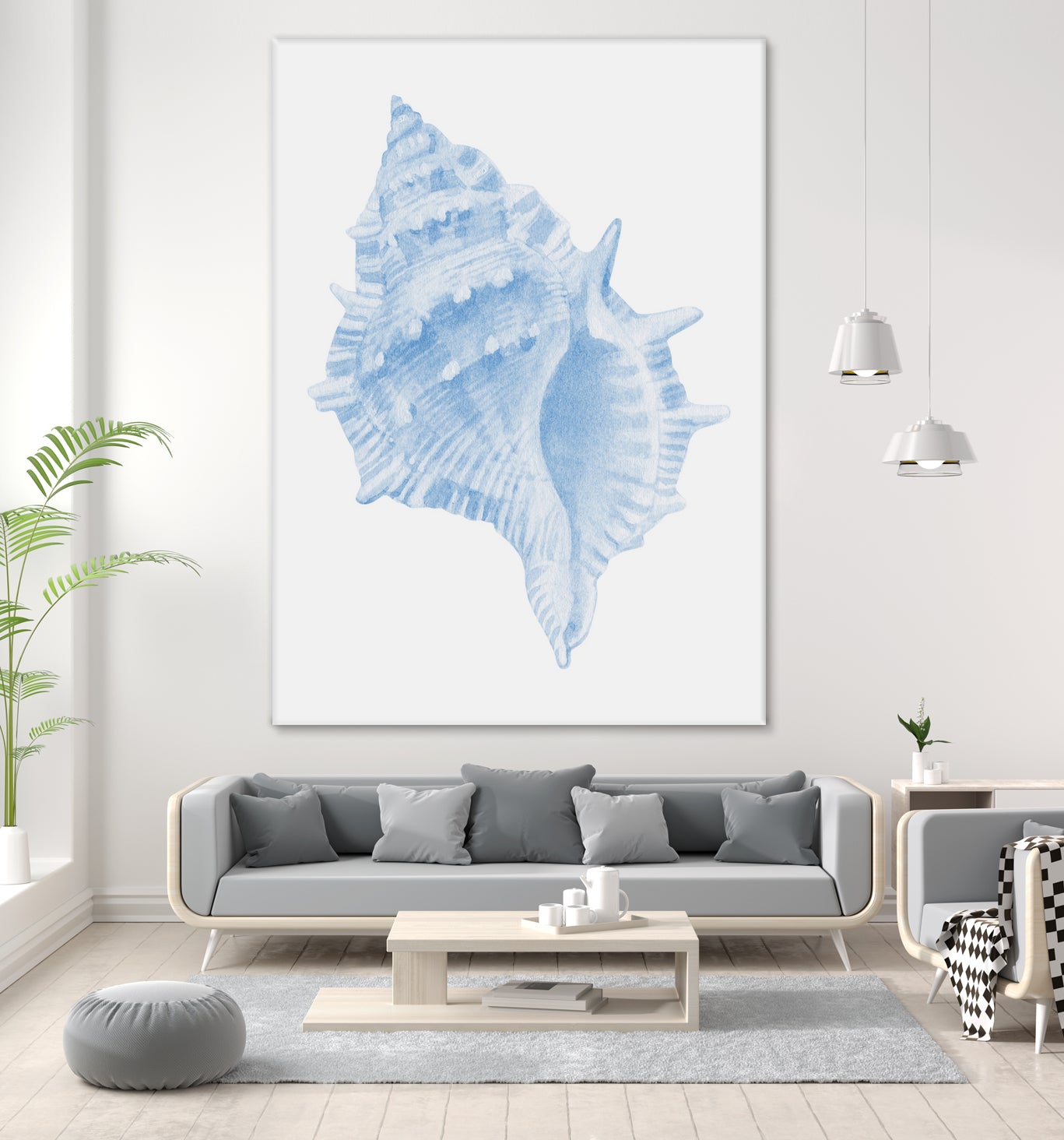 One Blue Conch by Jolly on GIANT ART - illustration animal