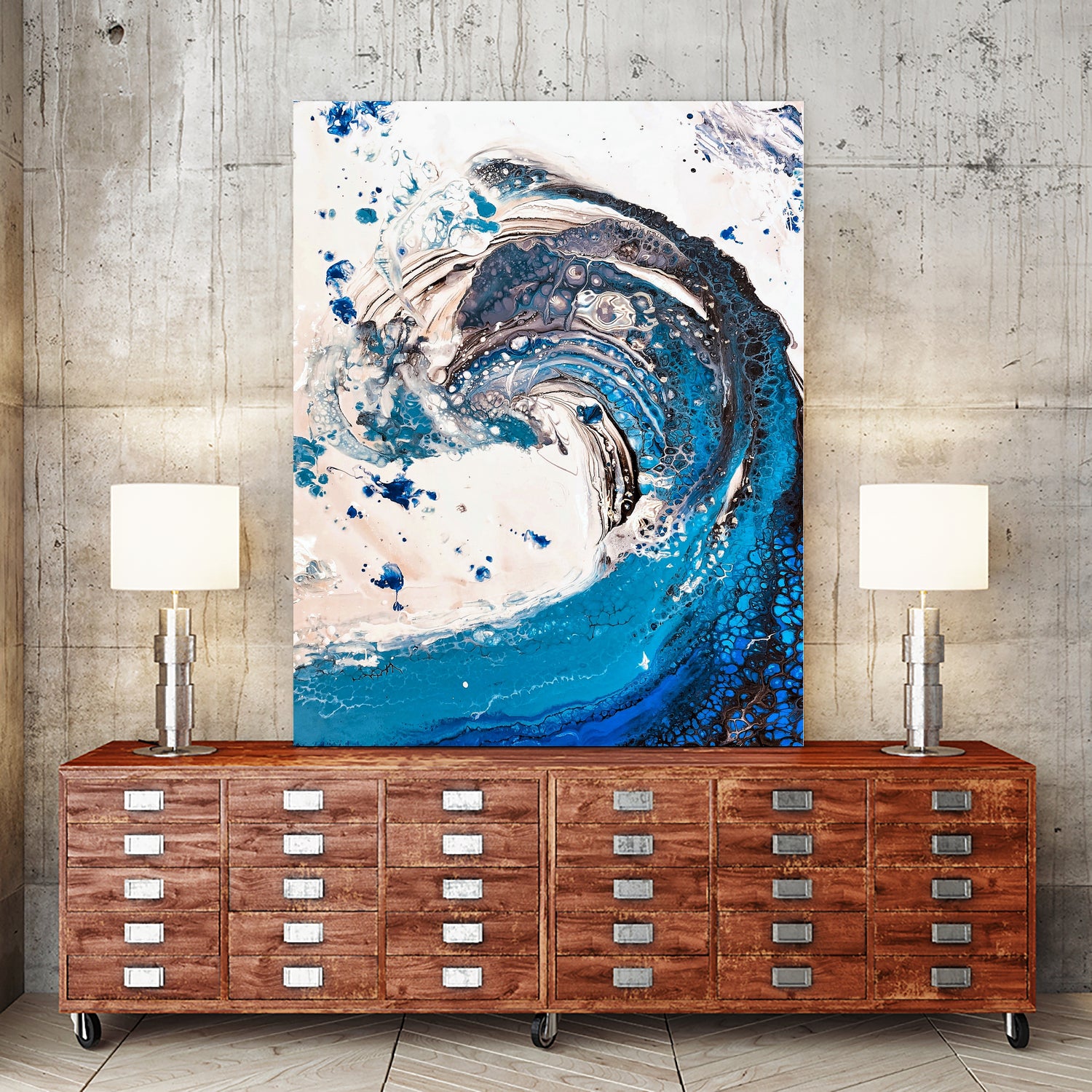Crazy Wave - Art Print by Anda Bieza | GIANT ART