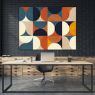 Geometry New12 Marron by Ana Rut Bre on GIANT ART - abstract abstract