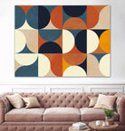 Geometry New12 Marron by Ana Rut Bre on GIANT ART - abstract abstract