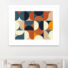 Geometry New12 Marron by Ana Rut Bre on GIANT ART - abstract abstract