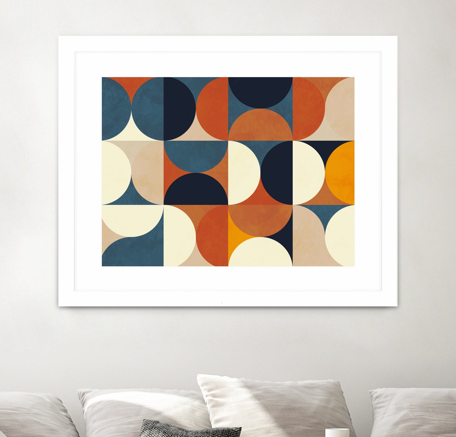 Geometry New12 Marron by Ana Rut Bre on GIANT ART - abstract abstract