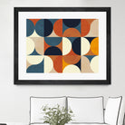 Geometry New12 Marron by Ana Rut Bre on GIANT ART - abstract abstract