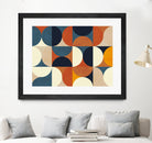 Geometry New12 Marron by Ana Rut Bre on GIANT ART - abstract abstract