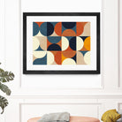 Geometry New12 Marron by Ana Rut Bre on GIANT ART - abstract abstract