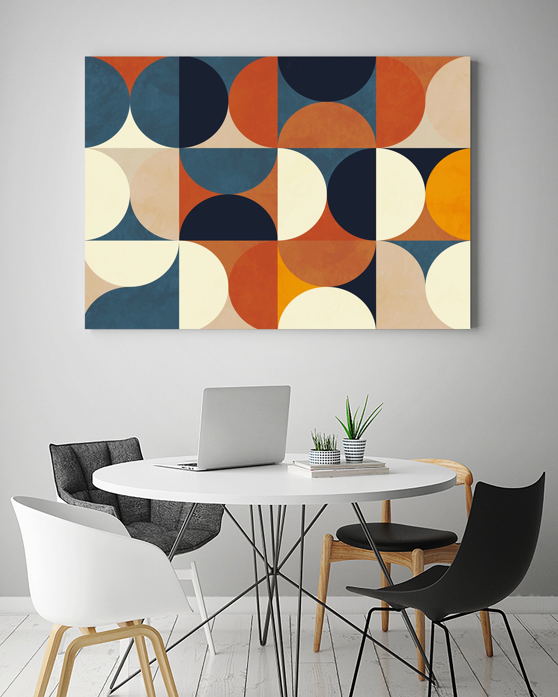 Geometry New12 Marron by Ana Rut Bre on GIANT ART - abstract abstract