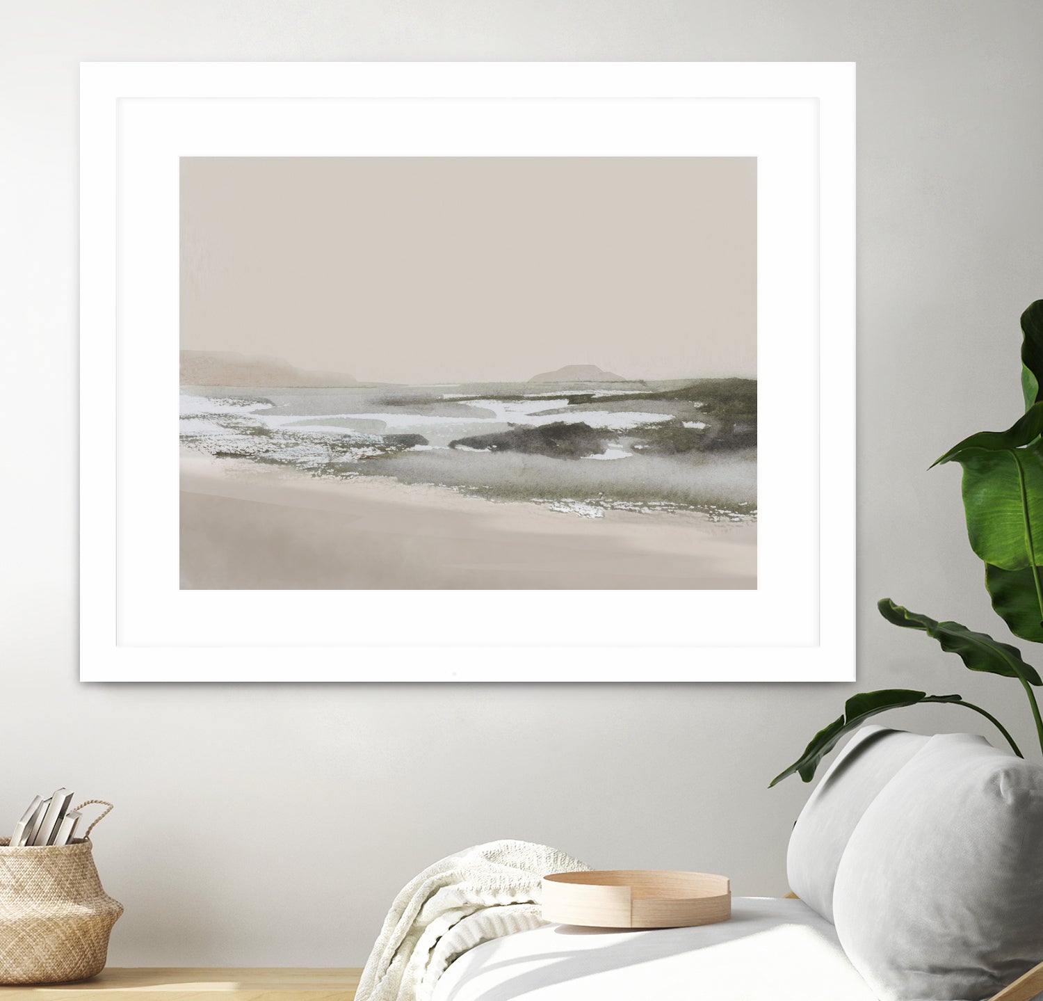 Calm Beach by Dan Hobday on GIANT ART - nature and landscapes nature