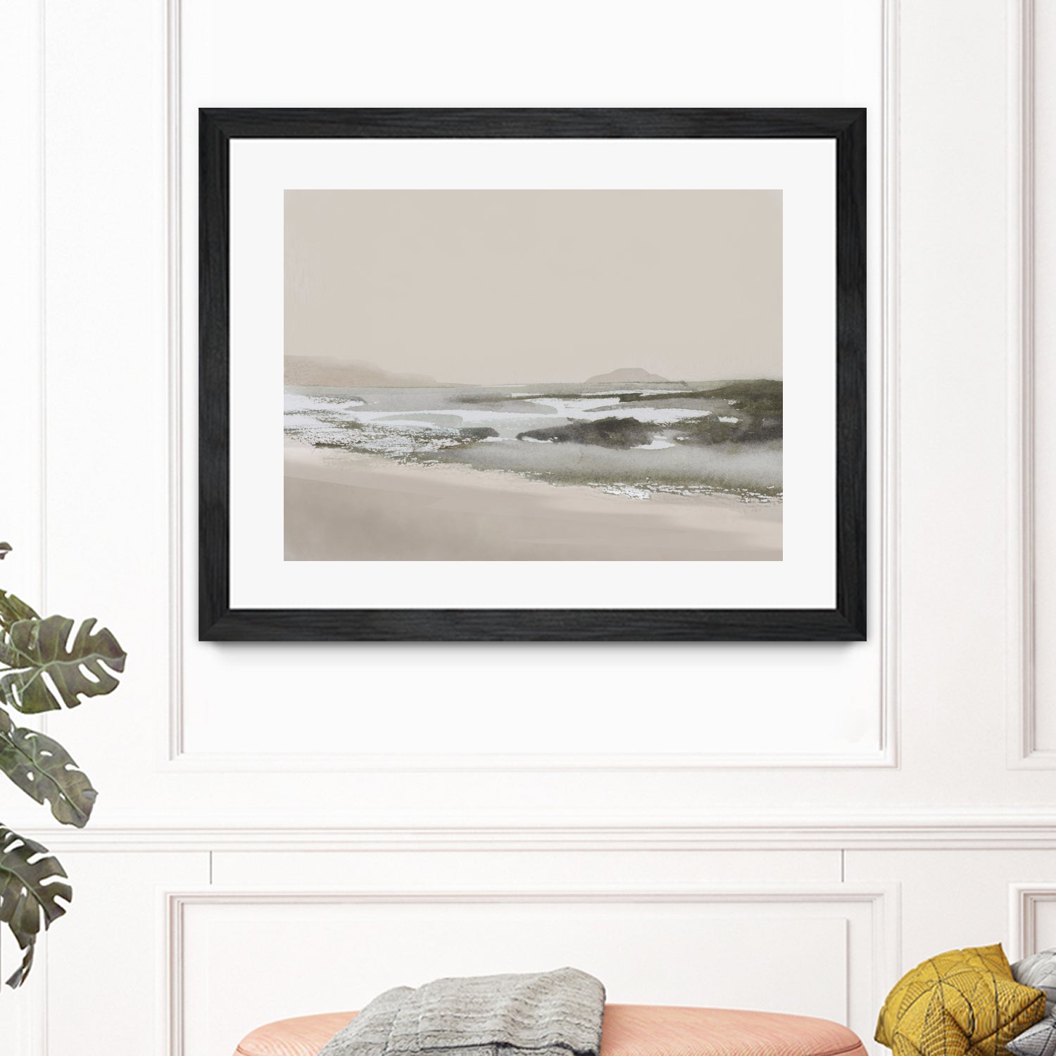 Calm Beach by Dan Hobday on GIANT ART - nature and landscapes nature
