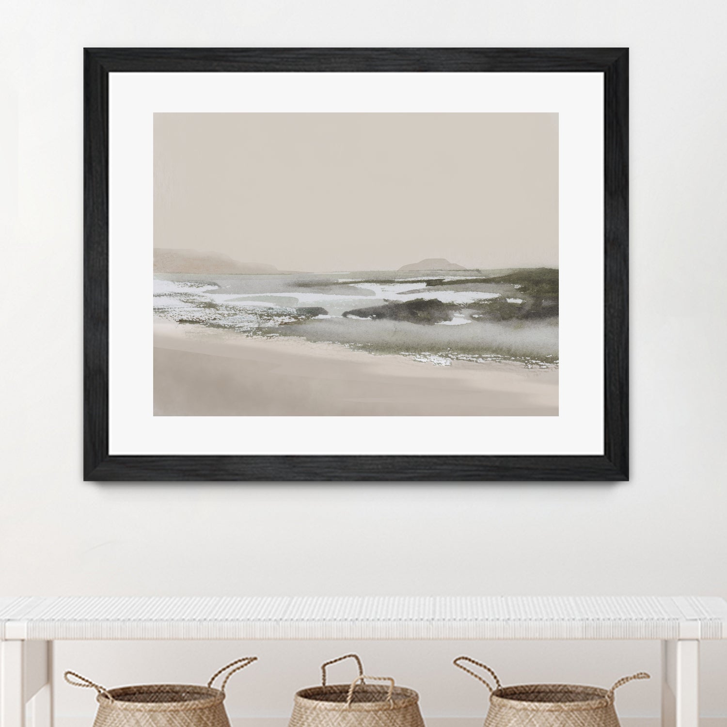 Calm Beach by Dan Hobday on GIANT ART - nature and landscapes nature