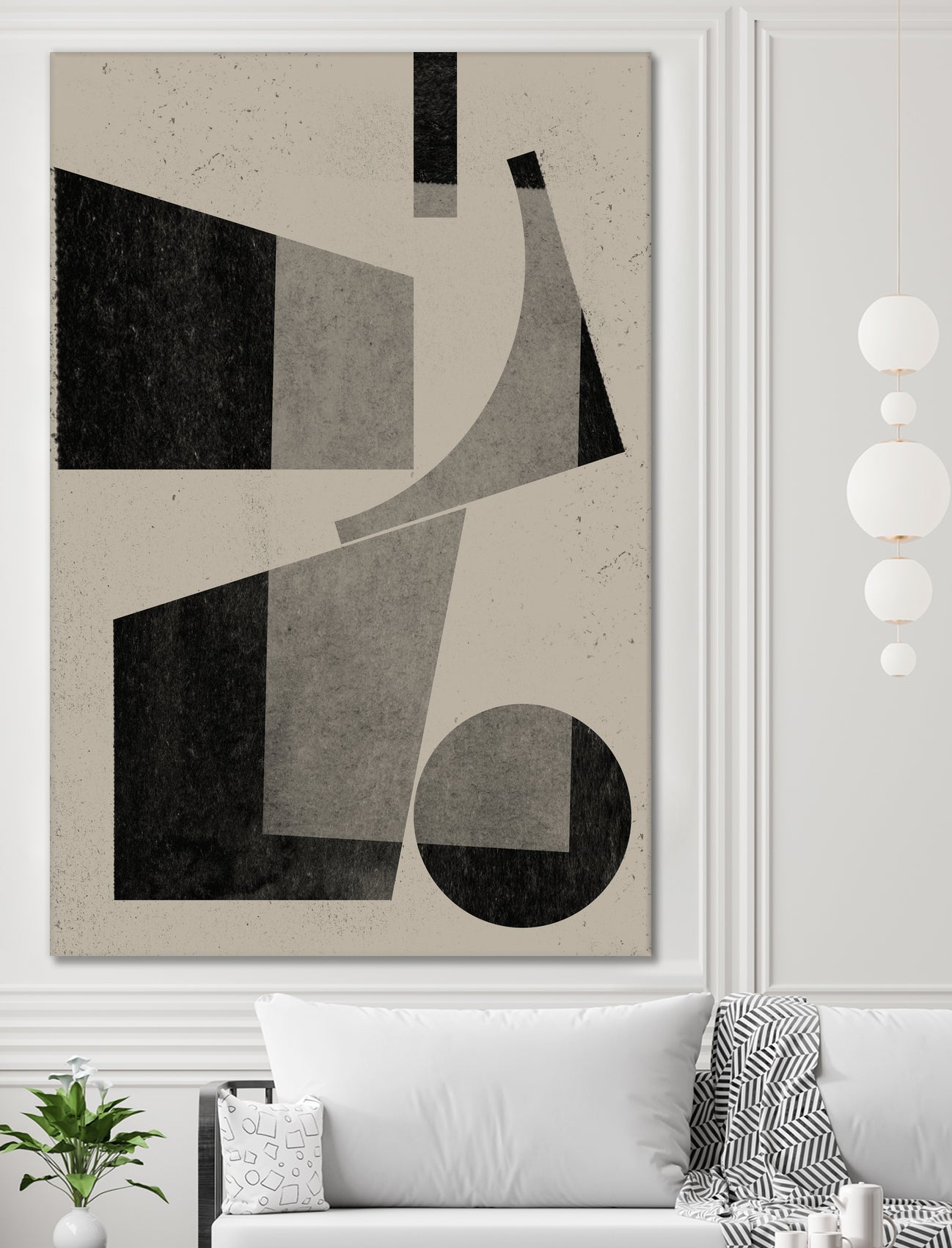 Geometric Harmony by THE MIUUS STUDIO on GIANT ART - watercolor abstract art